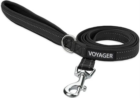 Voyager Reflective Dog Leash with Neoprene Handle