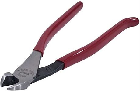 Klein Tools Ironworker's Diagonal Cutting Pliers, 9-Inch, Red