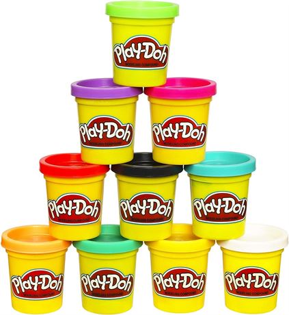 Play-Doh 10-Pack Case of Colors, Non-Toxic, Assorted, 2 Oz. Cans