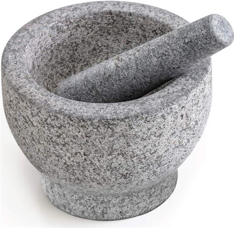 Gorilla Grip Granite Mortar and Pestle Set