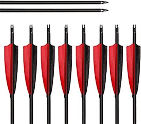 ARCHERY SHARLY Feather Arrows 31 inch Feather Fletched Arrows