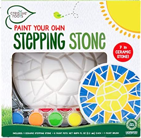 Creative Roots Mosaic Sun Stepping Stone, Sun