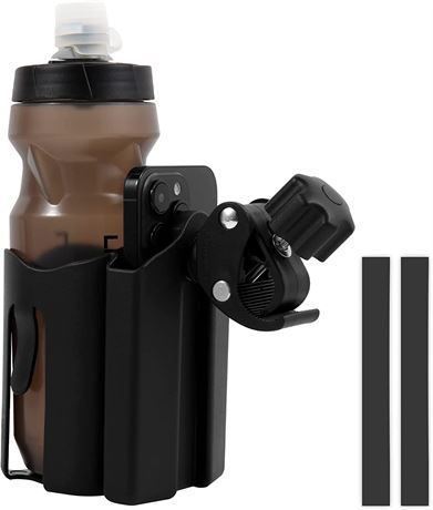 HUANSHA Bike Cup Holder with Cellphone Holder