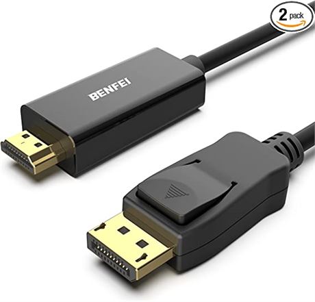 BENFEI DisplayPort to HDMI 6 Feet Cable