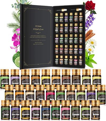 100% Natural Essential Oils Set