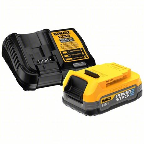 DEWALT, 20V MAX Battery, Li-Ion, Charger Included, 1.7 Ah