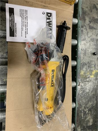 DEWALT Angle Grinder: 11 A, 11,000 RPM Max. Speed, Paddle