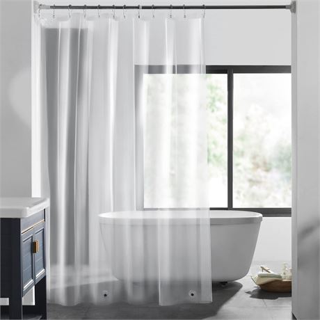 LOVTEX 8G Heavy Duty Clear Shower Curtain Liner - 72" x 72"