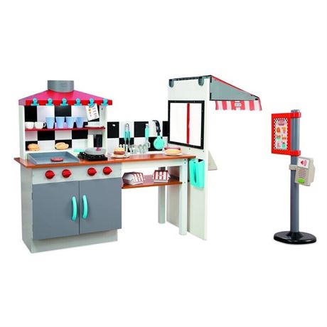 Little Tikes Drive Thru Diner Wooden Pretend Play Kitchen