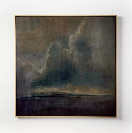 Threshold Moody Landscape Framed Wall Art, 36" x 36"