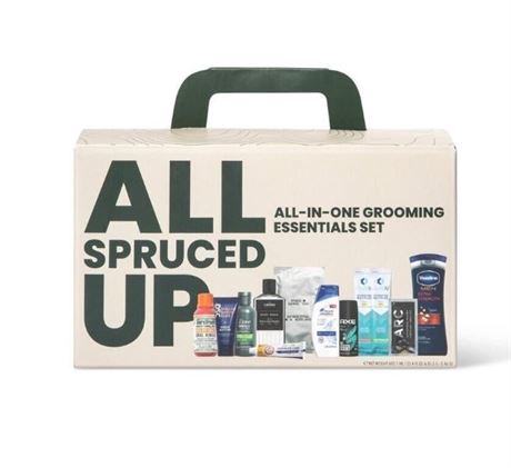 All Spruced Up - Men's Bath/Body Gift Set - AIO Grooming Set