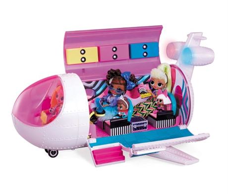 LOL Surprise OMG Plane 4-in-1 Playset