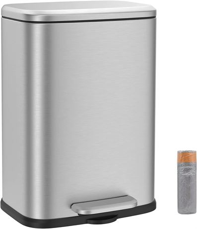 BETHEBEST 3.2 Gallon Small Stainless Steel Trash Can