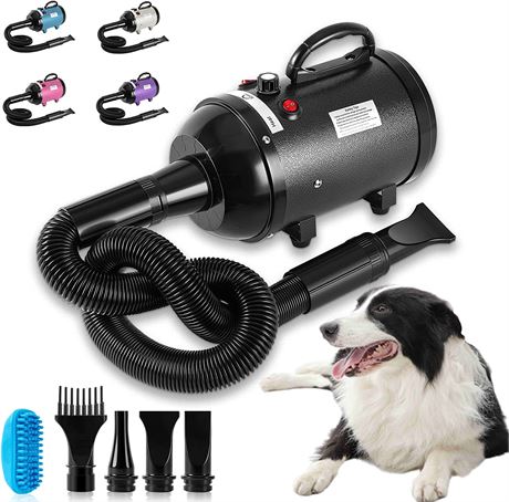 NESTROAD Dog Dryer High Velocity Dog Hair Dryer