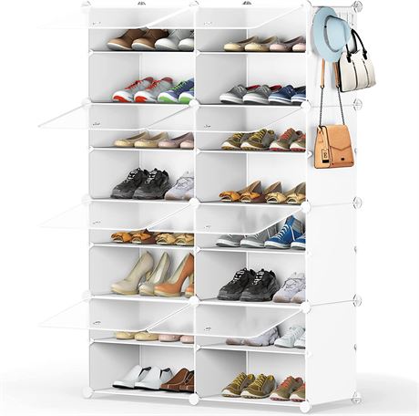 HOMIDEC 8-Tier Shoe Rack Organizer