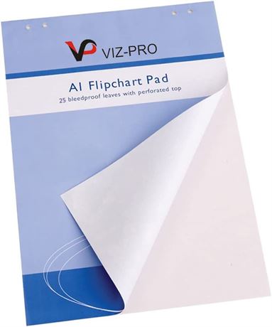 VIZ-PRO Standard Easel Pads, A1 Flipchart Paper Pad, 23 x 32 Inches