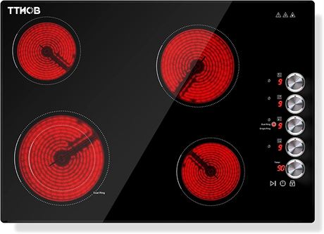 TTHOB Electric Cooktop 30 Inch