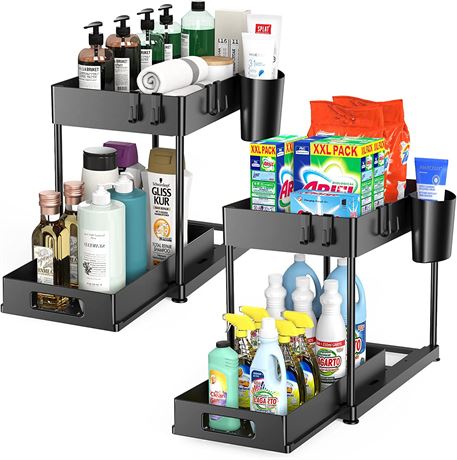 Under Sink Organizer and Storage, 2 tier