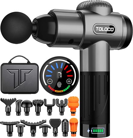 TOLOCO Massage Gun, Muscle Massage Gun Deep Tissue