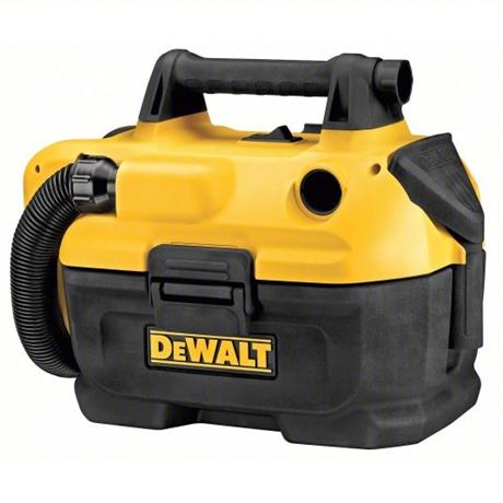 DEWALT Portable Shop Vacuum: 2 gal Tank Size, Plastic