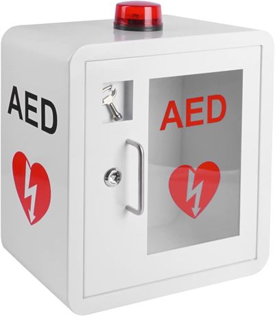 AED Cabinet fits All Cardiac Science, Zoll, AED Defibrillator, Wall Mount