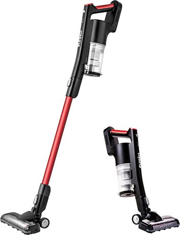 EUREKA Cordless Vacuum Cleaner, Red, Black