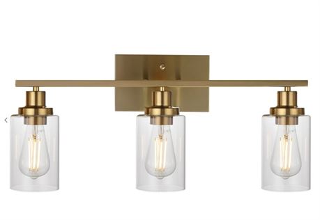 BONLICHT 3 Lights Sconces Wall Lighting - Brass Contemporary