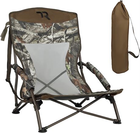 TR Low Camping Chair,Low Lawn Chairs for Concerts Lightweight Heavy Duty