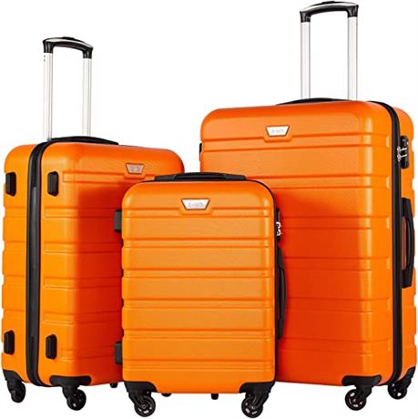 Coolife Luggage 3 Piece Set