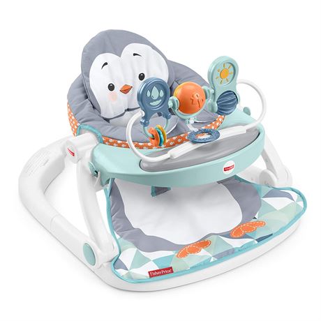 Fisher-Price Portable Baby Chair Sit-Me-Up Floor Seat - Penguin