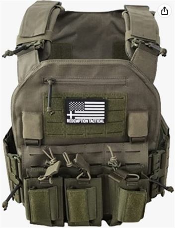 Crusader 2.0 Tactical Molle Quick Release Buckles Vest