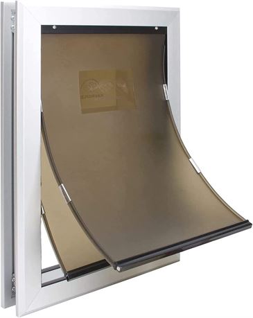 MAVRICFLEX Weatherproof Dog Door with Sliding Lock Panel