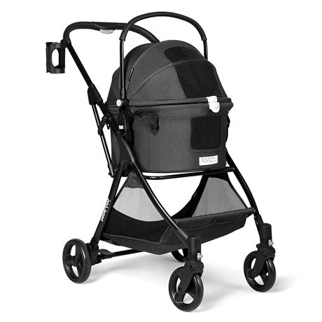 Beberoad Pets Pet Stroller for Small Dogs & Cats