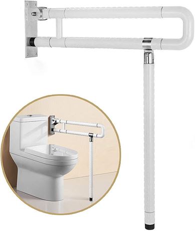 Foldable Stainless Toilet Grab Bar