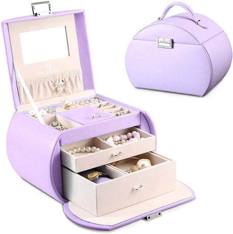 Vlando Luna Jewelry Organizer, Purple