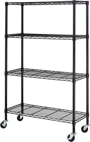 SINGAYE 4 Tier Adjustable Shelf,Heavy Duty Shelving Unit