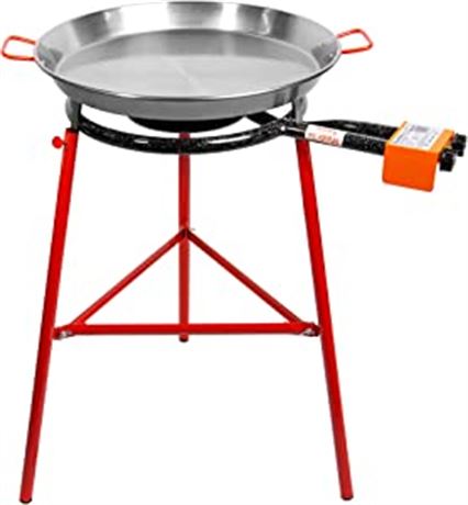 Machika Tabarca Paella Kit with 22-inch Carbon Steel Pan