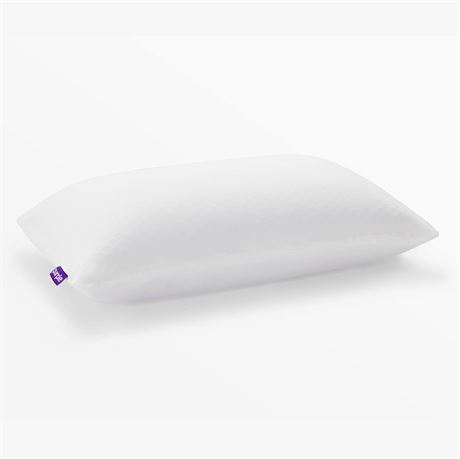 Purple Harmony Pillow, Hex Grid