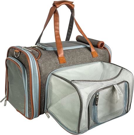 Mr. Peanut's Expandable Airline Approved Soft Sided Pet Carrier