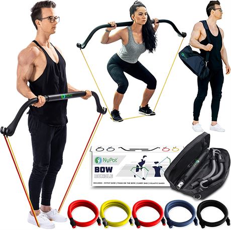 NYPOT Premium Bow Portable Gym - At Home Workout Equipment