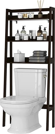 Spirich/UTEX 3-Shelf Ladder Bathroom Spacesaver, Espresso