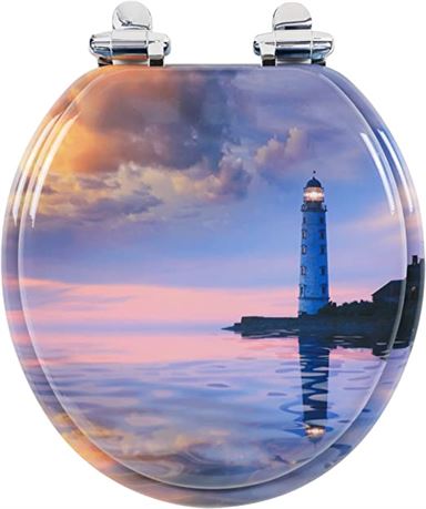 Angol Shiold Round Toilet, Lighthouse