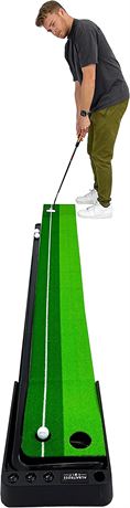 BalanceFrom Putting Green Mat with Automatic Ball Return, 3 Balls Included