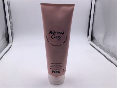 Victoria Secret Warm & Cozy (PINK), 8oz. Body Lotion