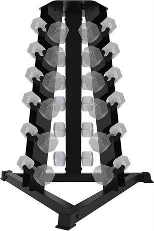 Balelinko Dumbbell Rack, Weight Rack Storage Stand for Dumbbells Home Gym