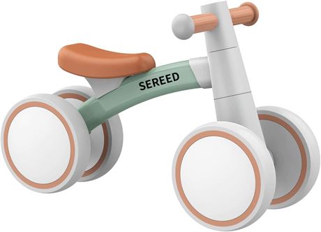 Sereed Baby Balance Bike, 43x19x23, Green/Orange