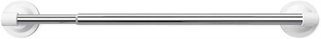 Umbra Flex Sure-Lock Non-Damaging Towel Bar, Extends 14 to 24 Inches, Chrome