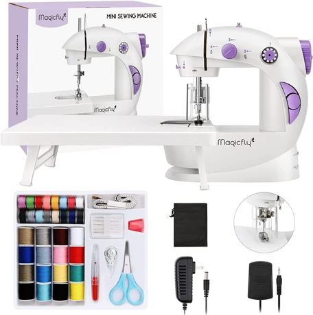 Magicfly Mini Sewing Machine for Beginner Dual Speed Portable Machine