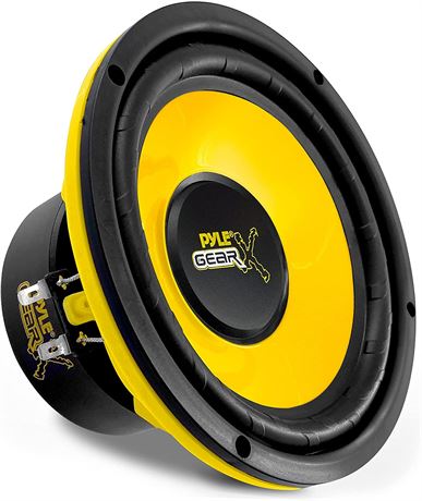 Pyle 6.5 Inch Mid Bass Woofer Sound Speaker System - Yellow (Untested)