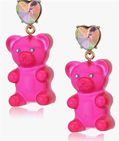 Betsey Johnson Bear Drop Earrings